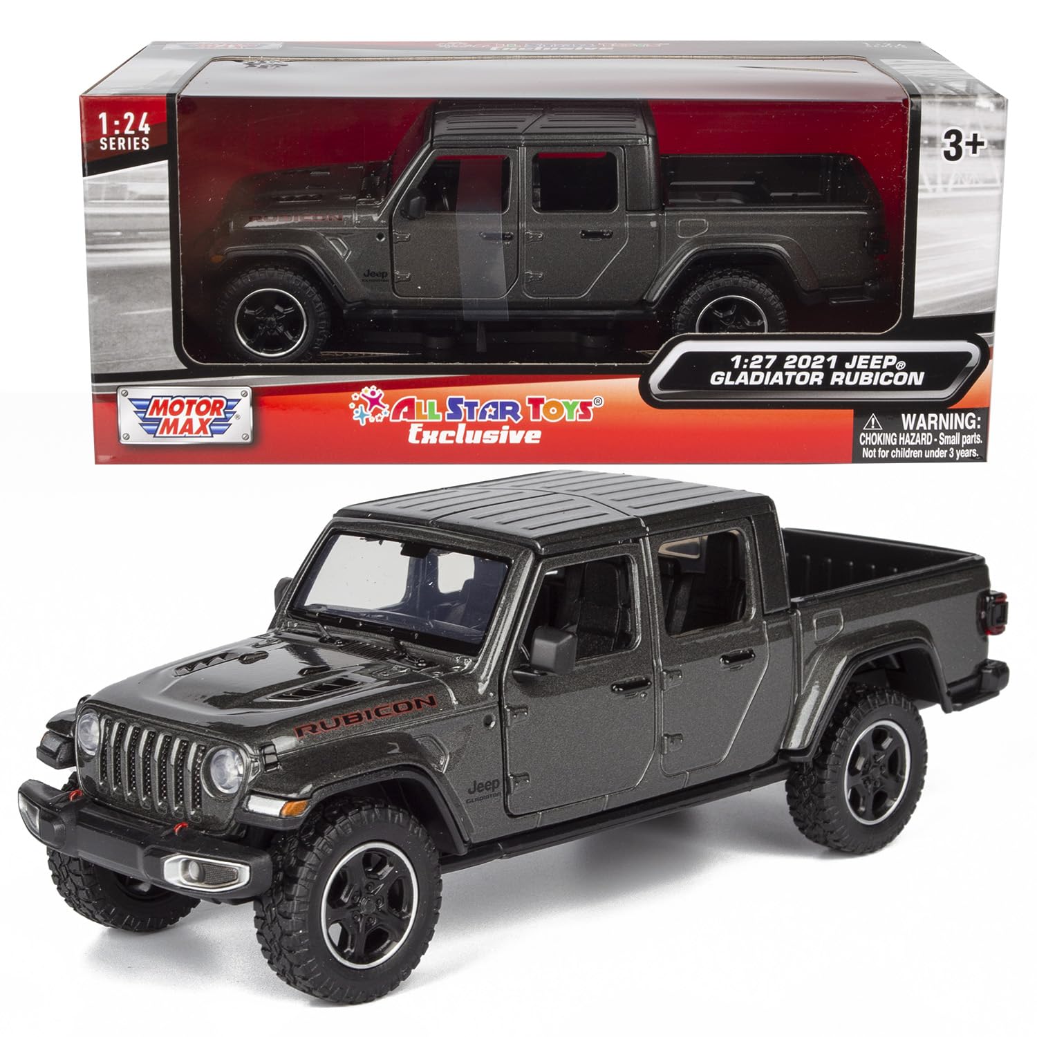 Jeep Gladiator Rubicon ミニカー Amazon.com: Motormax 2021 Jeep Gladiator Rubicon 1:27 Scale
